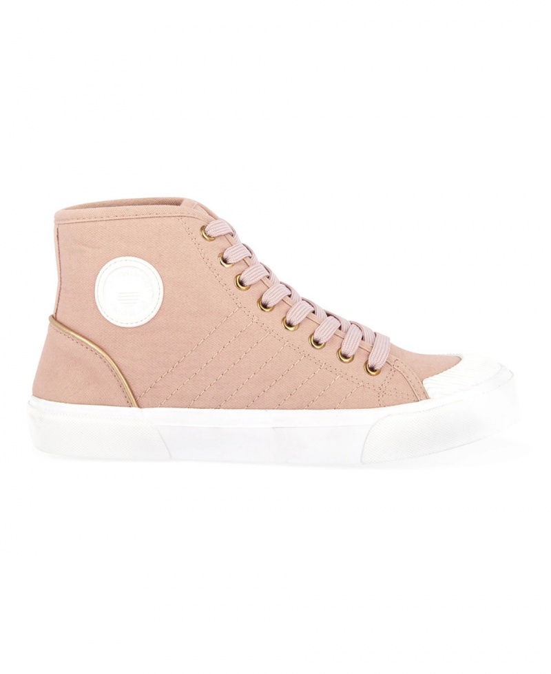 Tennis toile Les Tropeziennes MOHIGH High Top Rose Femme|GADM-21067801